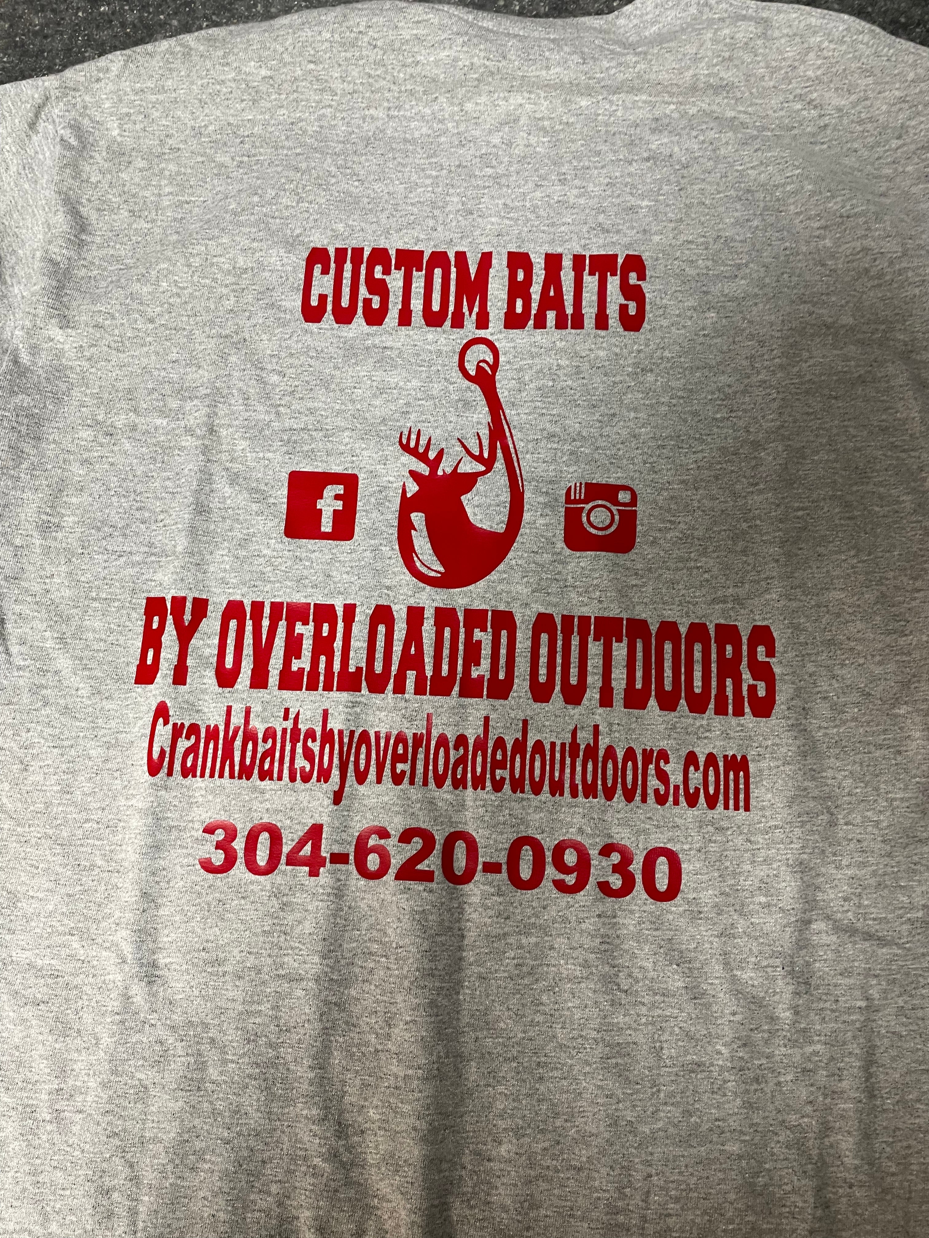 Short Sleeve Tshirt – Custom Baits By Overloaded Outdoors